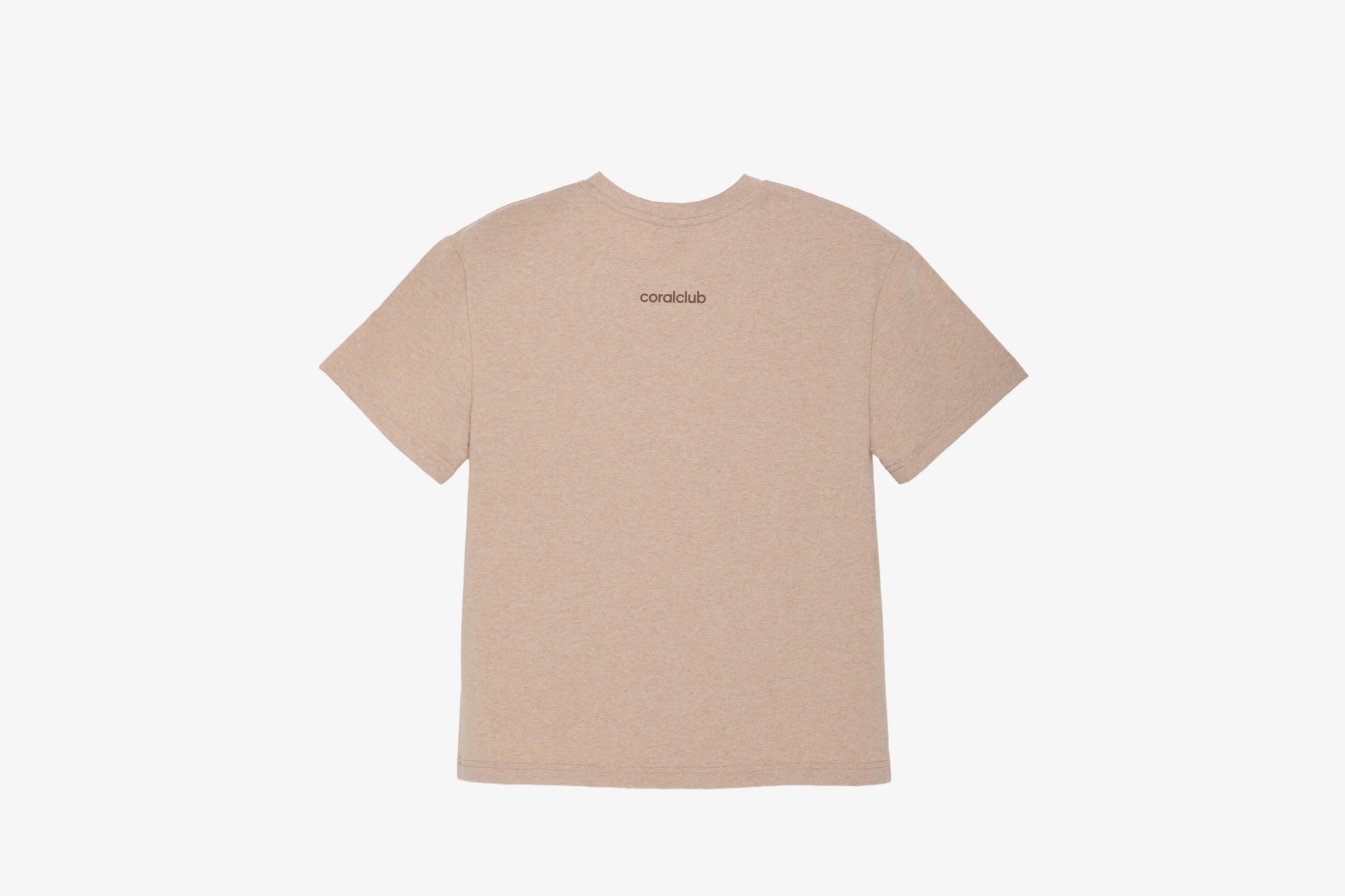Unisex straight-fit T-shirt, beige
